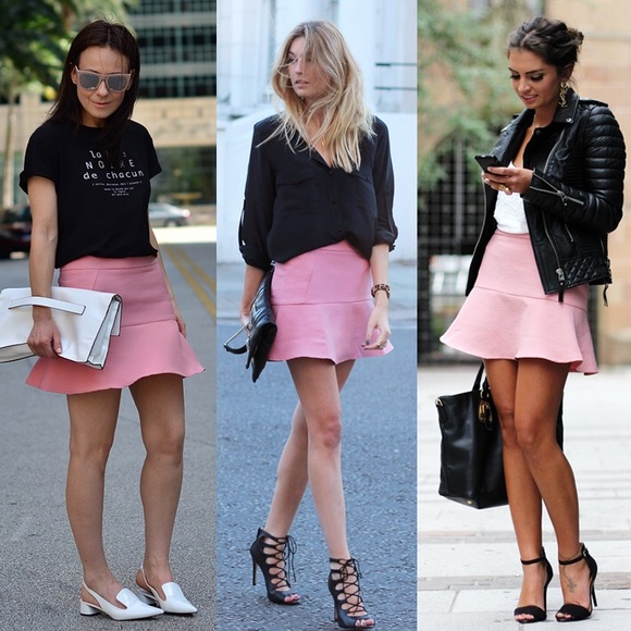 ZARA NEOPRENE WHITE FRILL MINI SKIRT NWOT!! - Picture 4 of 4